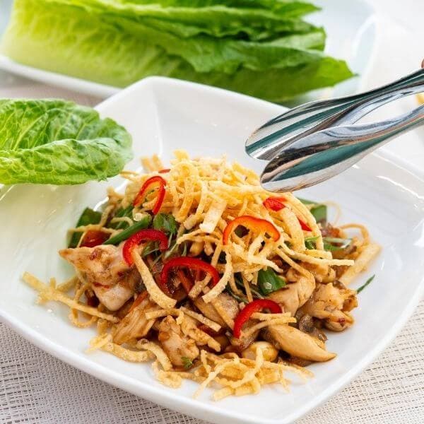Kung Pao Lettuce Wraps

