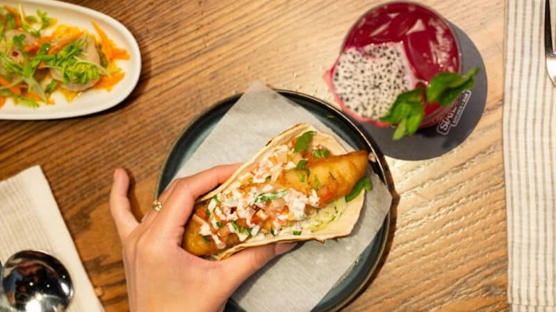 Happy hour food and drinks